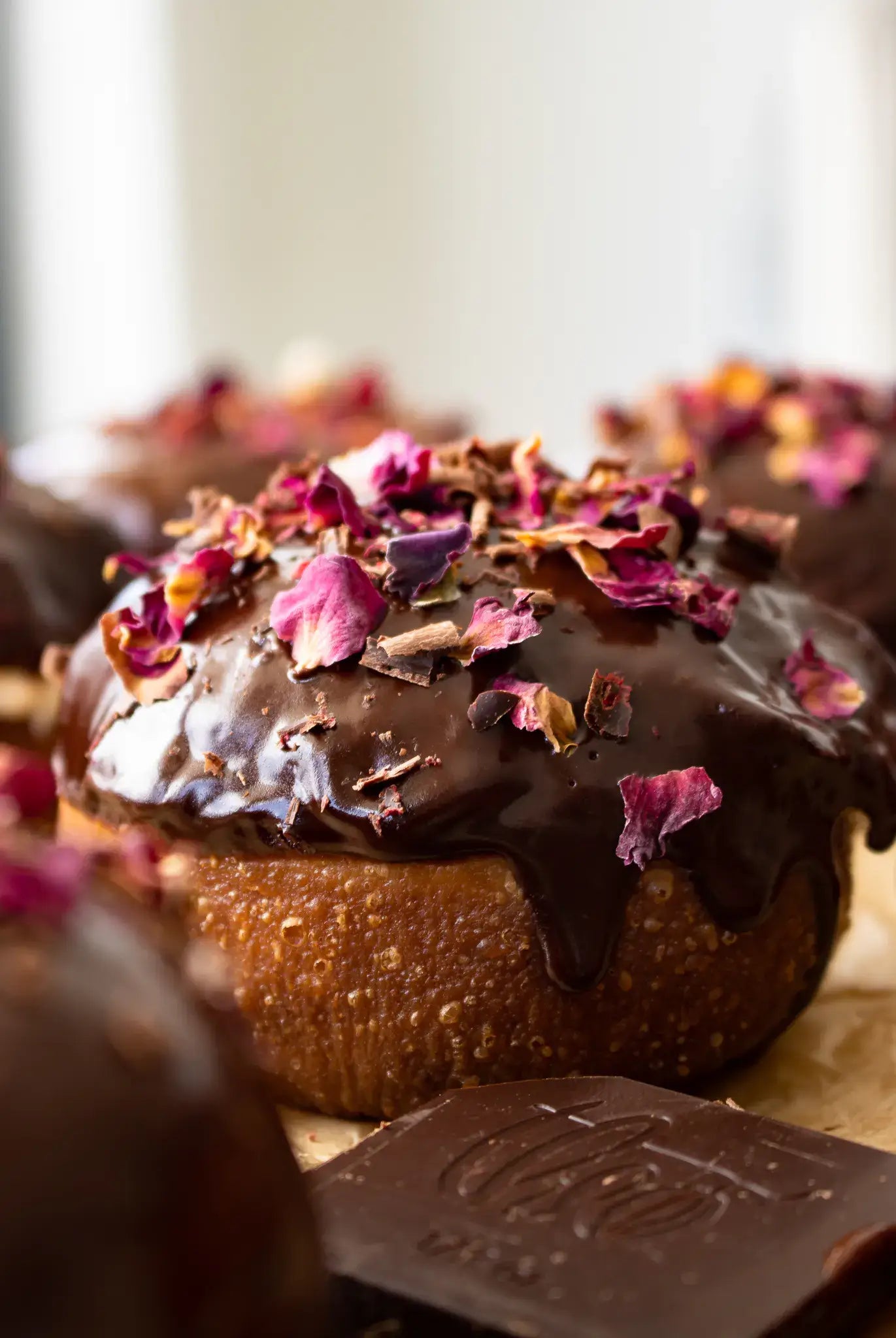 Cardamom & Rose Brioche Doughnuts