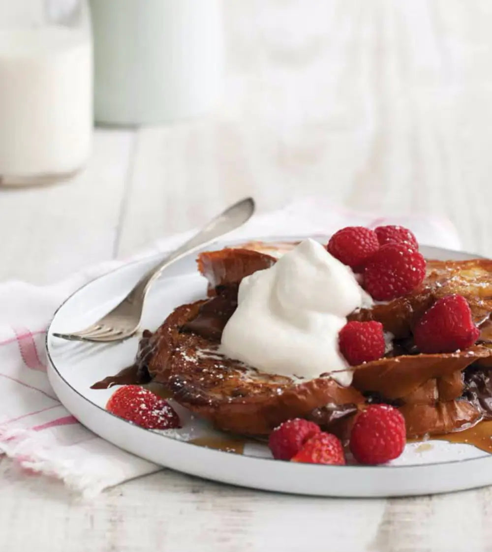 Chocolate-Stuffed Crème Brûlée French Toast