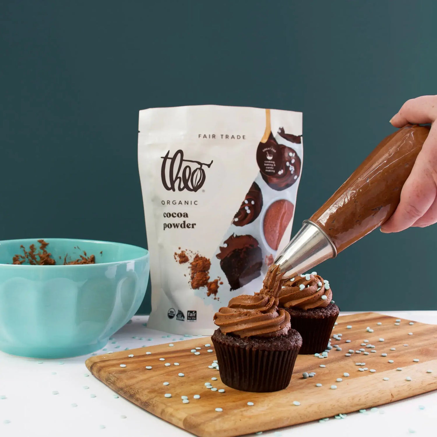 Chocolate Cupcakes with Chocolate Salted Caramel Buttercream