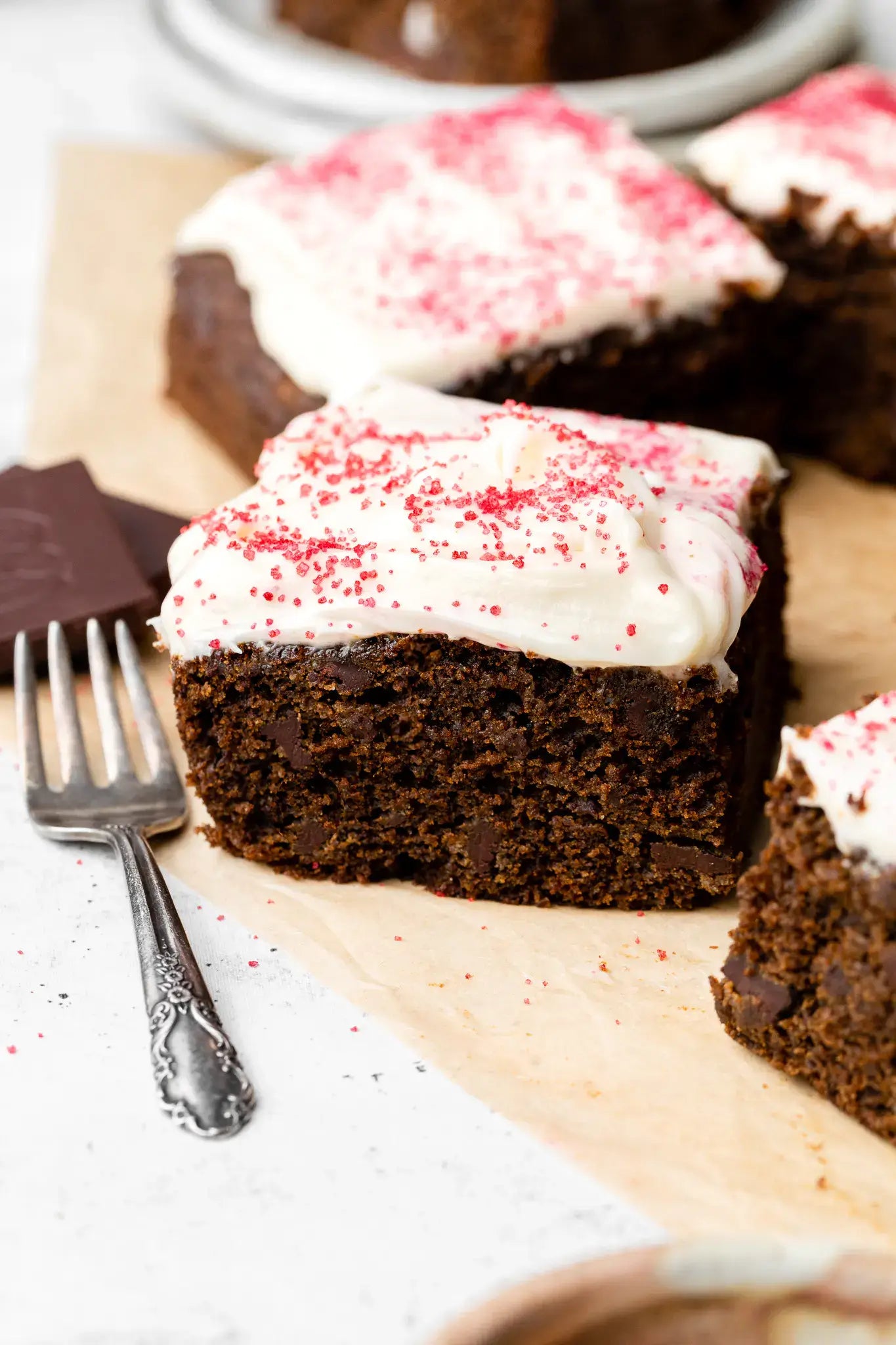 Chocolate Gingerbread Cake Bars