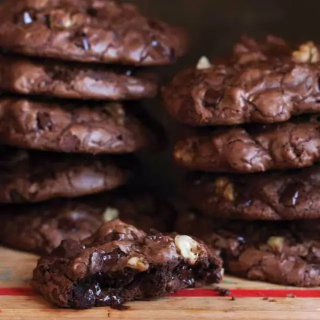 Gooey Double-Chocolate Mocha Cookies