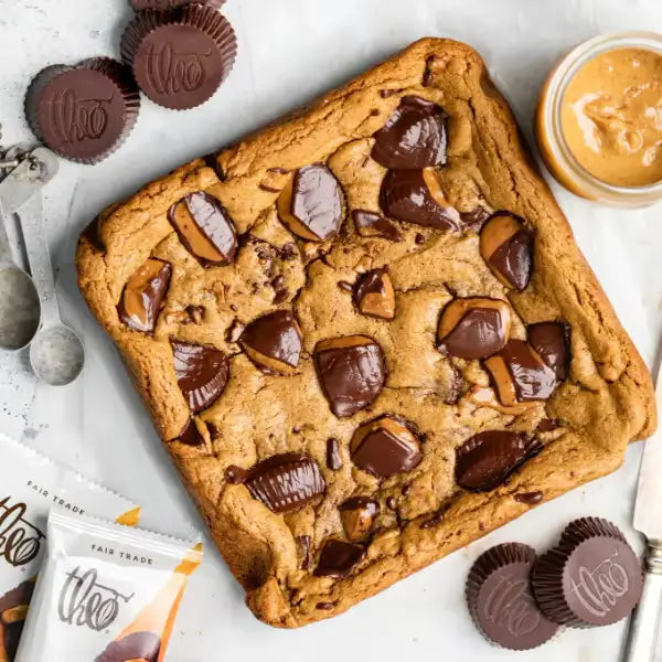 Peanut Butter Cup Blondies