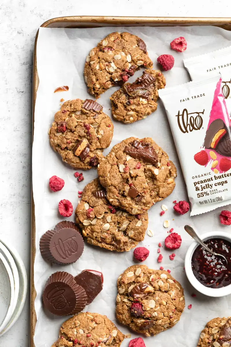 Peanut Butter & Jelly Cup Cookies