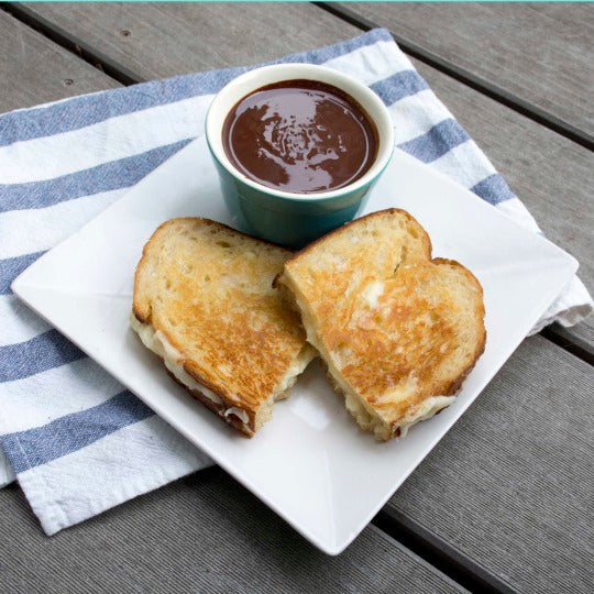 Theo Chocolate & Beecher’s Grilled Cheese Sandwich
