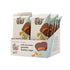 Box of 12 Theo milk chocolate peanut butter cups on a white background