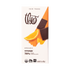 Theo Organic Orange 70% Dark Chocolate bar packaging on a white background