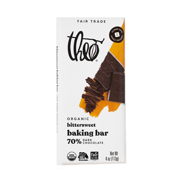 Bittersweet Baking Bar 70% Dark Chocolate | Theo Chocolate