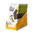 Box of 12 Theo Organic Coconut Dark Chocolate bars on a white background