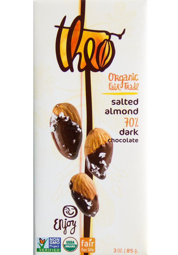 Salted Almond 70% Dark Chocolate